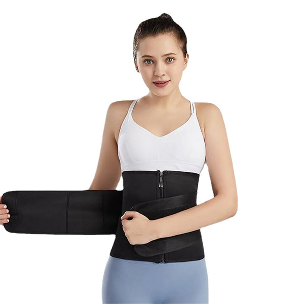 Adjustable Belly Waist Belt Fitness Sports Waist Belt Velcro Corset Artifact