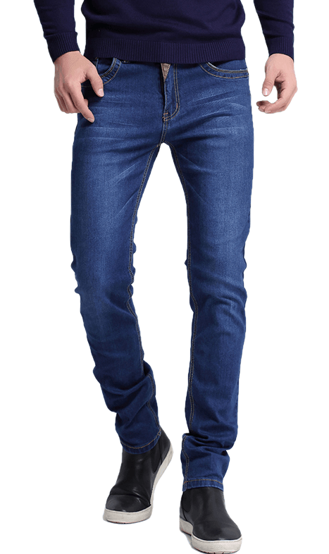 Casual Slim Fit Straight High Stretch Feet Skinny Jeans - Sheseelady Main image