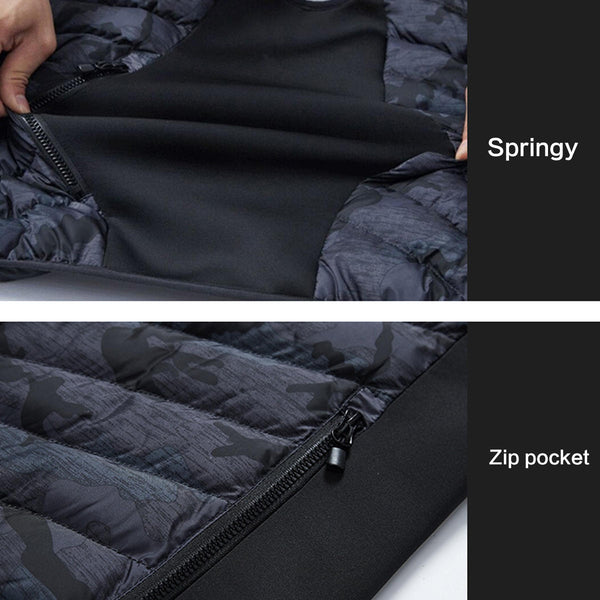 Unisex USB Heated Winter Vest Jacket for Back & Cervical Spine Warmth