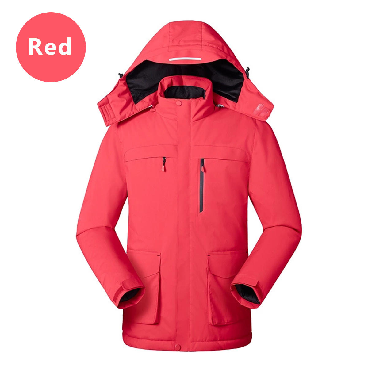 Smart USB Electric Washable Heating Coats Hoodie Jacket Winter Warm Coat