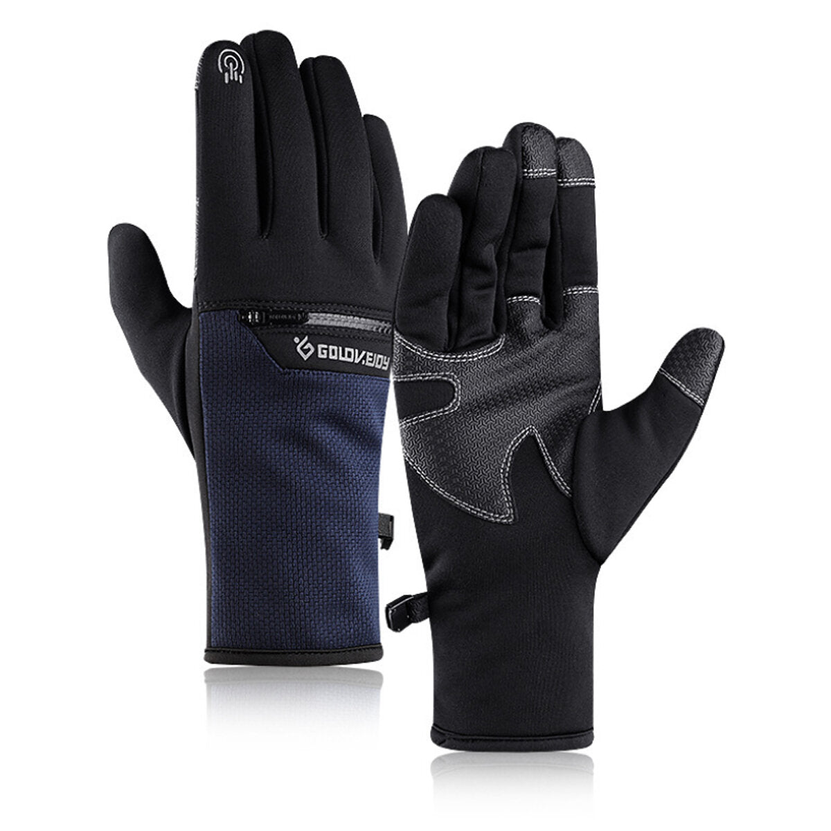 Outdoor Sports Non-slip Winter Warmth Ski Glove With Zipper Pocket For Men Women Waterproof Touchscreen Riding Gloves Secondary image