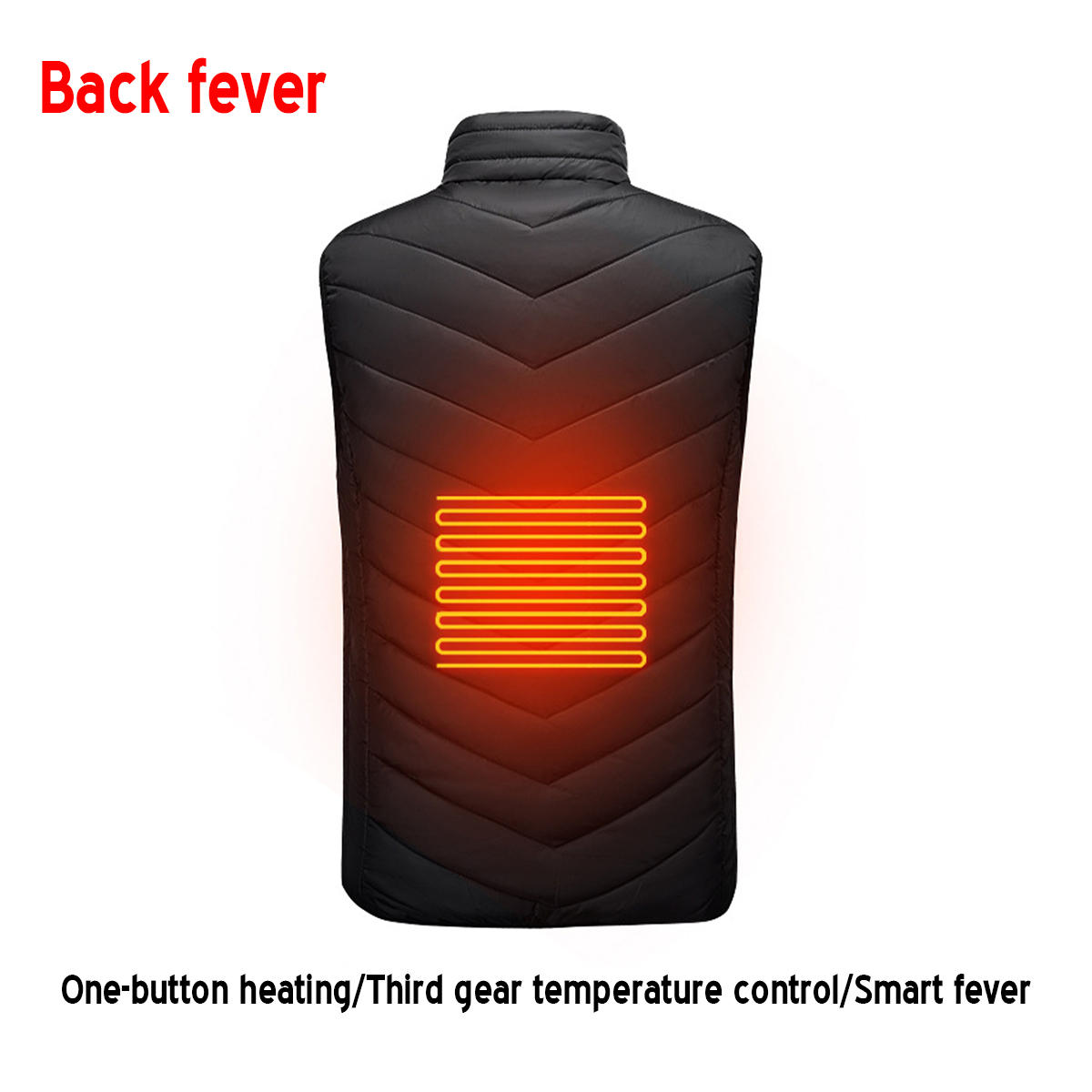 Men's USB Heated Vest - Winter Sleeveless Jacket for Outdoor Hiking Secondary image