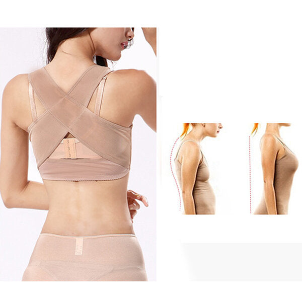 Womens Posture Corrector Brace Trainer Providing Relief from Bad Posture Back Strap Belt