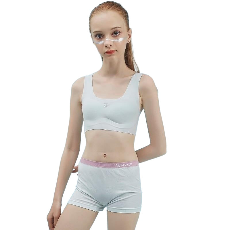 Comfortable Breathable Puberty Girls' Wireless Training Bra Main image