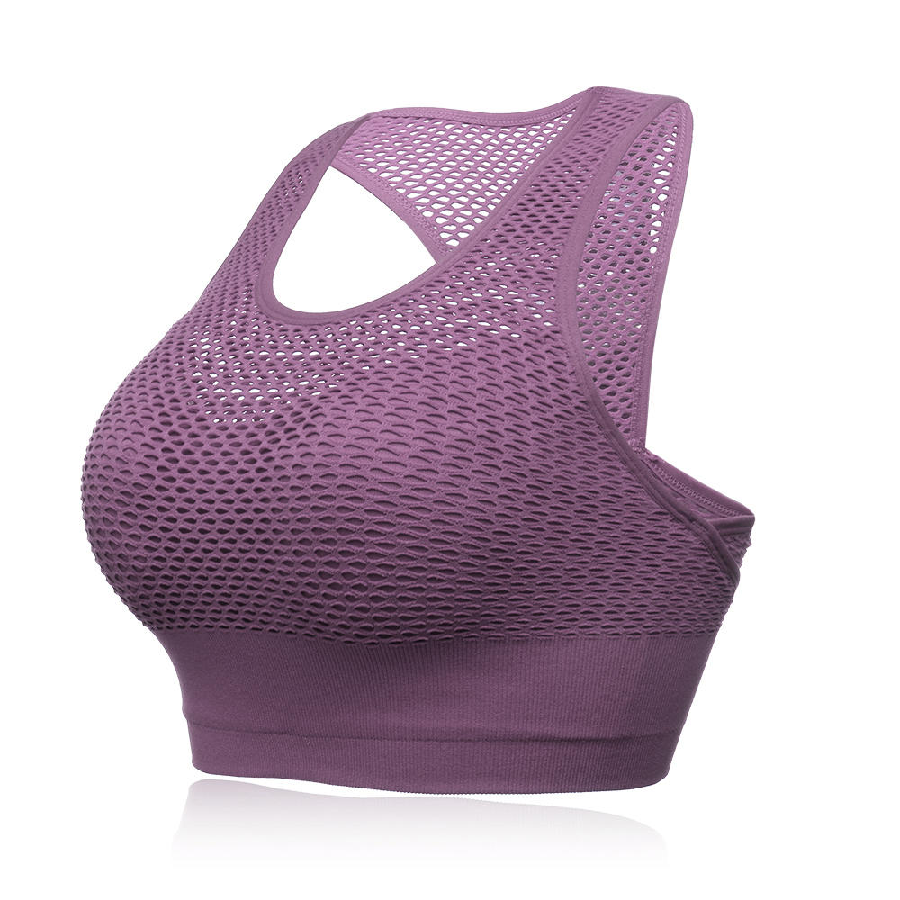 Women Shockproof Quick Drying Padded Sexy Back Breathable Sports Bra