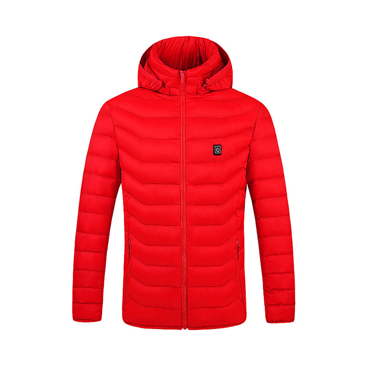 USB Unisex Electric Heated Warm Hooded Jacket Coat Infrared Heating Long Sleeve Secondary image