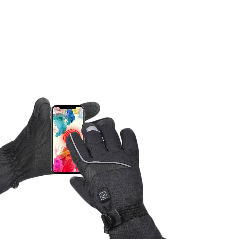 Waterproof USB Heated Touchscreen Gloves with Temperature Control Secondary image