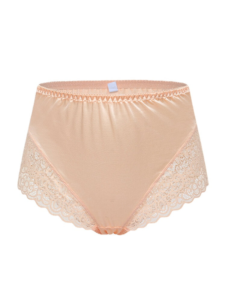 Women's Floral Lace Elastic Waist Breathable Panties