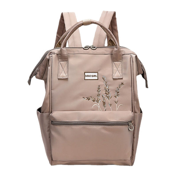 Women Anti theft Waterproof Embroidery Casual Backpack School Bag