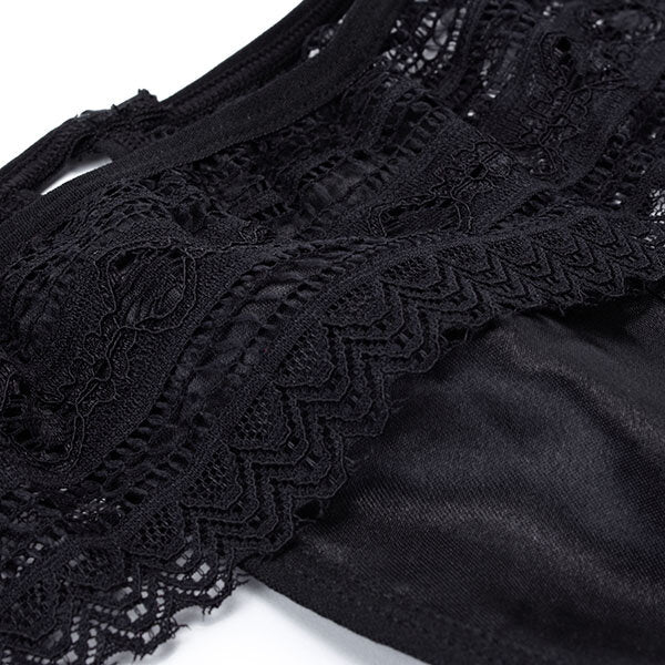 Plus Size Lace Seamless Thongs - Sexy Hips Up Briefs for Women
