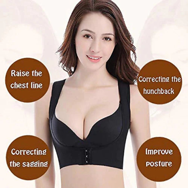 Women’s Posture Corrector Bra Body Compression Vest Shapewear Chest Hunchback Relief