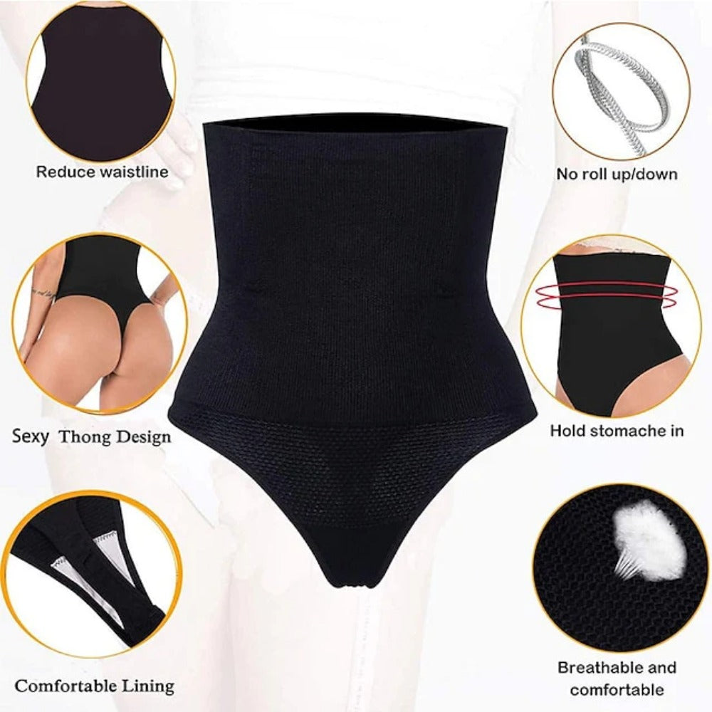 High Waist Breathable Shaping Panties Slimming Tummy Control Underwear
