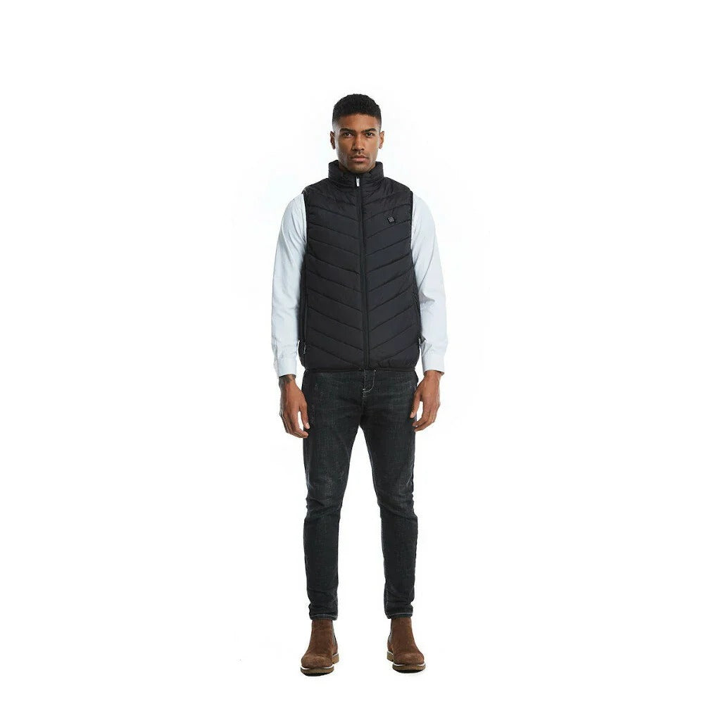 Heated Vest 13 Heating Areas Oversized Women Men Winter Vest Self Heating Vest Usb Electric Thermal Vest Jacket Outdoor Veste
