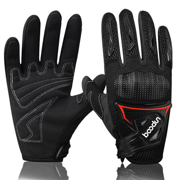 Full Finger Motorcycle Riding Gloves - Washable, Sports, Cycling, Motocross Secondary image