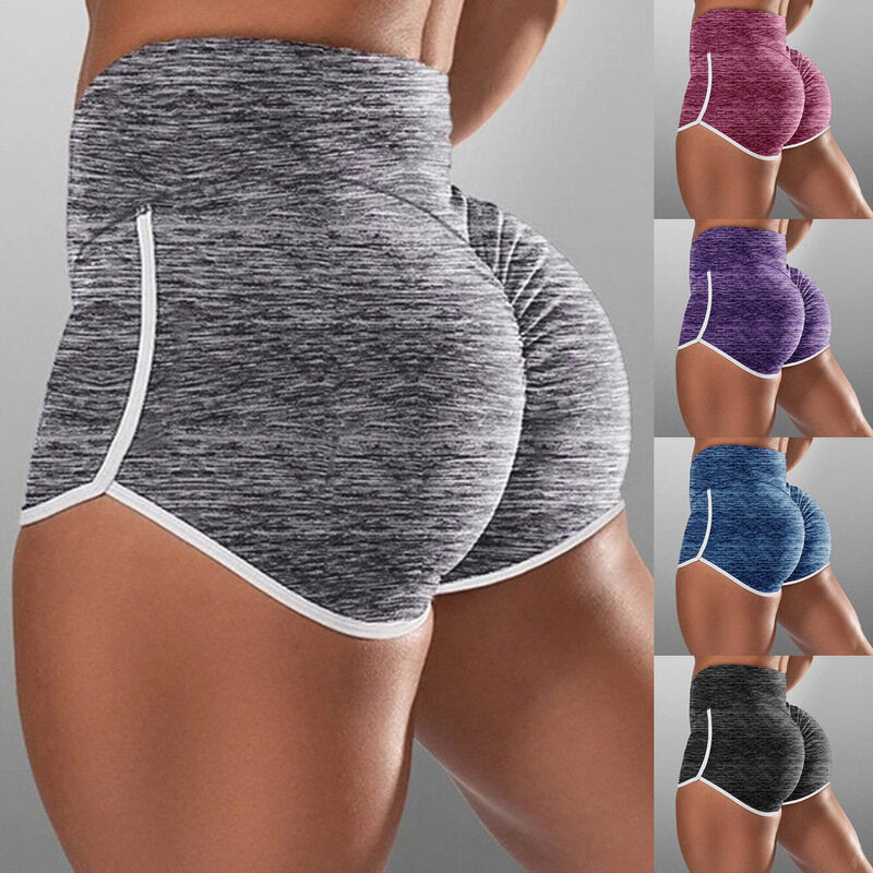 Women's Yoga Shorts Hip Push UP Control Butt Lift Breathable Yoga Fitness Running Sports Activewear High Elasticity Plus Size Secondary image