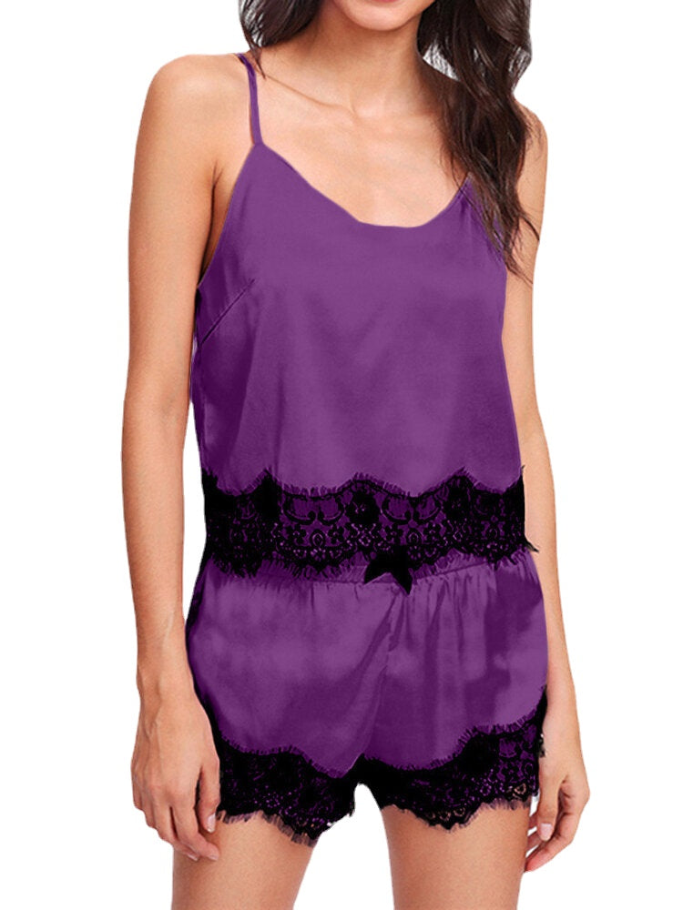 Silky Soft Summer Pajama Set: Sling Top & Shorts Main image