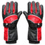 Waterproof 4000mAh Rechargeable Heated Motorcycle Gloves with Thick Velvet