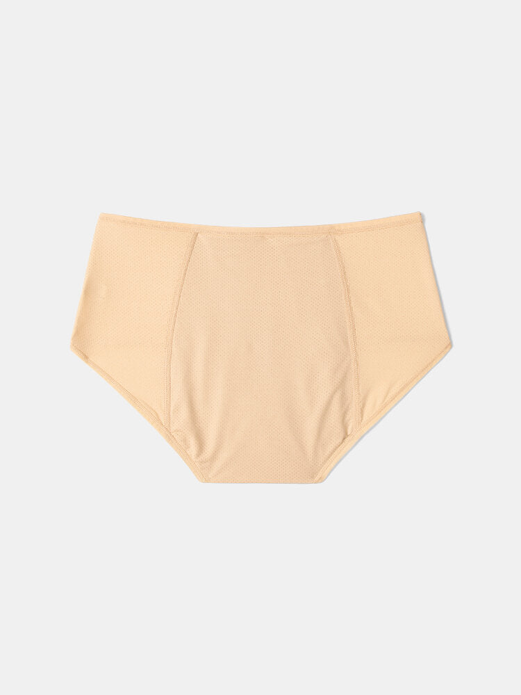 Plus Size Women's Mesh Leakproof Breathable Period Panty