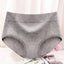 Soft Cotton Mid Waist Hip-Lifting Breathable Antibacterial Briefs