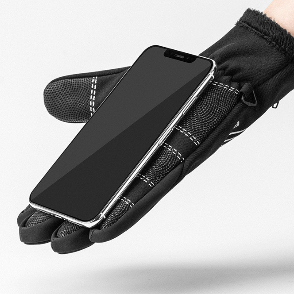 Winter Warm Cycling Gloves Full Finger Touch Screen Riding MTB Bike Bicycle Gloves Motorcycle Bike Gloves Secondary image