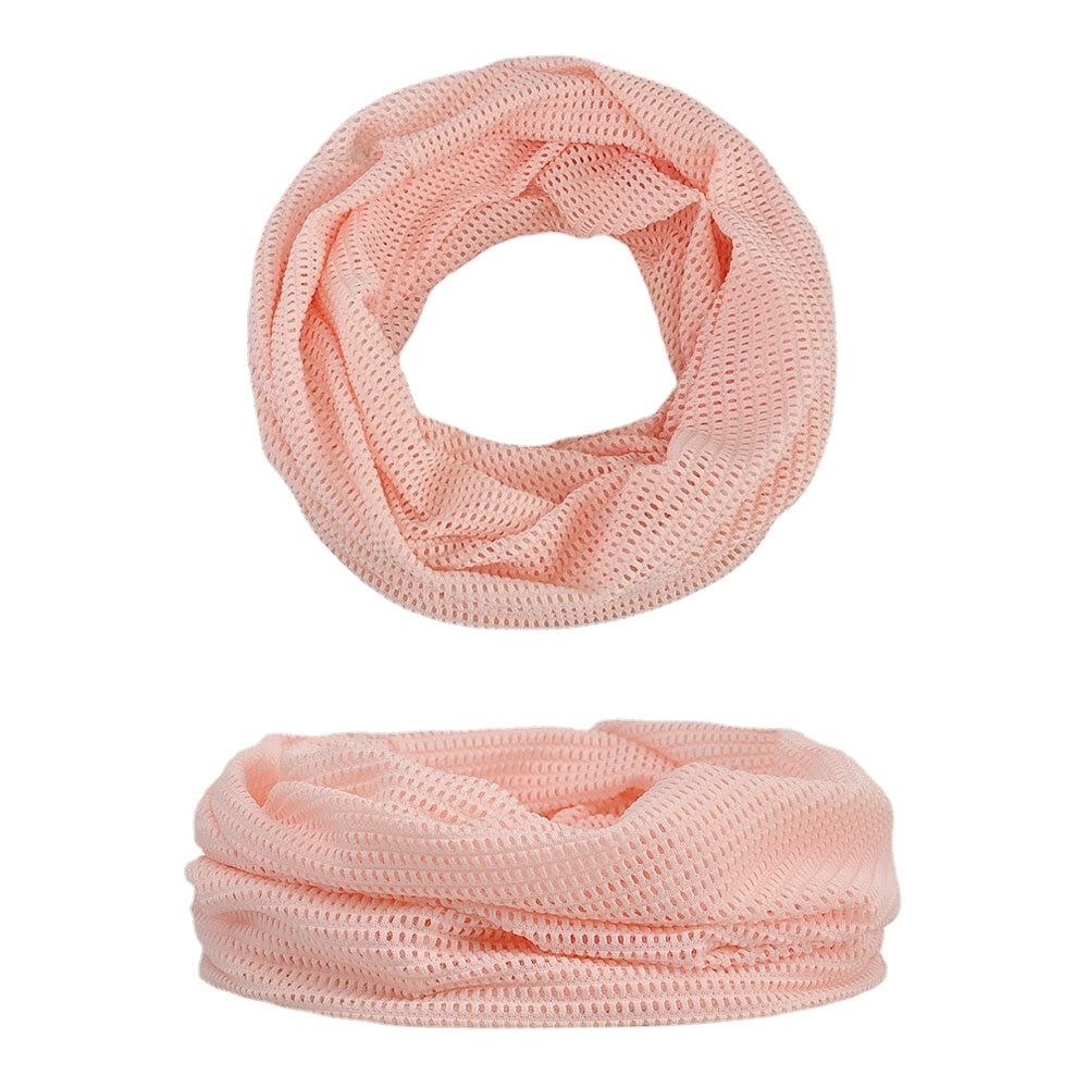 Thin Beanie Hat Solid Color Mesh Breathable HairBand Scarf Multifunctional Secondary image