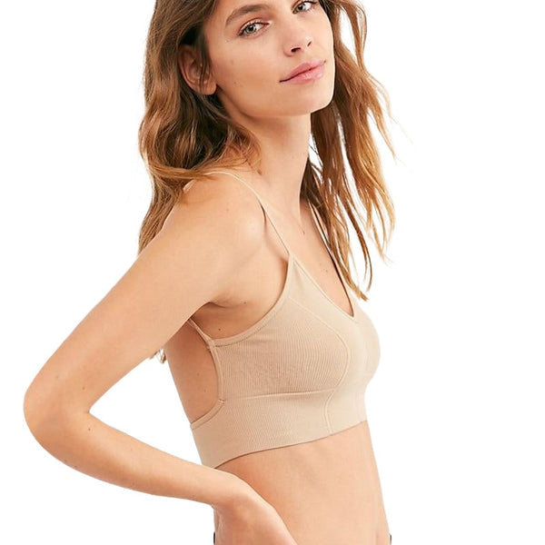 Sexy Breathable Ladies' Seamless Cotton Bras For Fitness