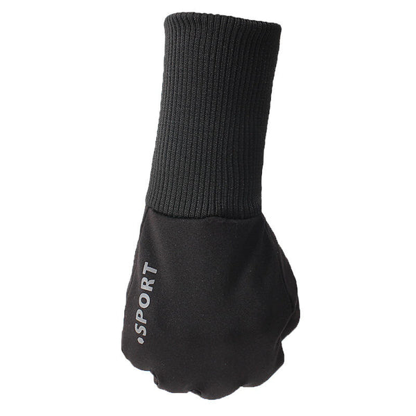 Unisex Waterproof Touchscreen Sport Gloves - Anti-slip, Warm Lining, Wrist Lengthening