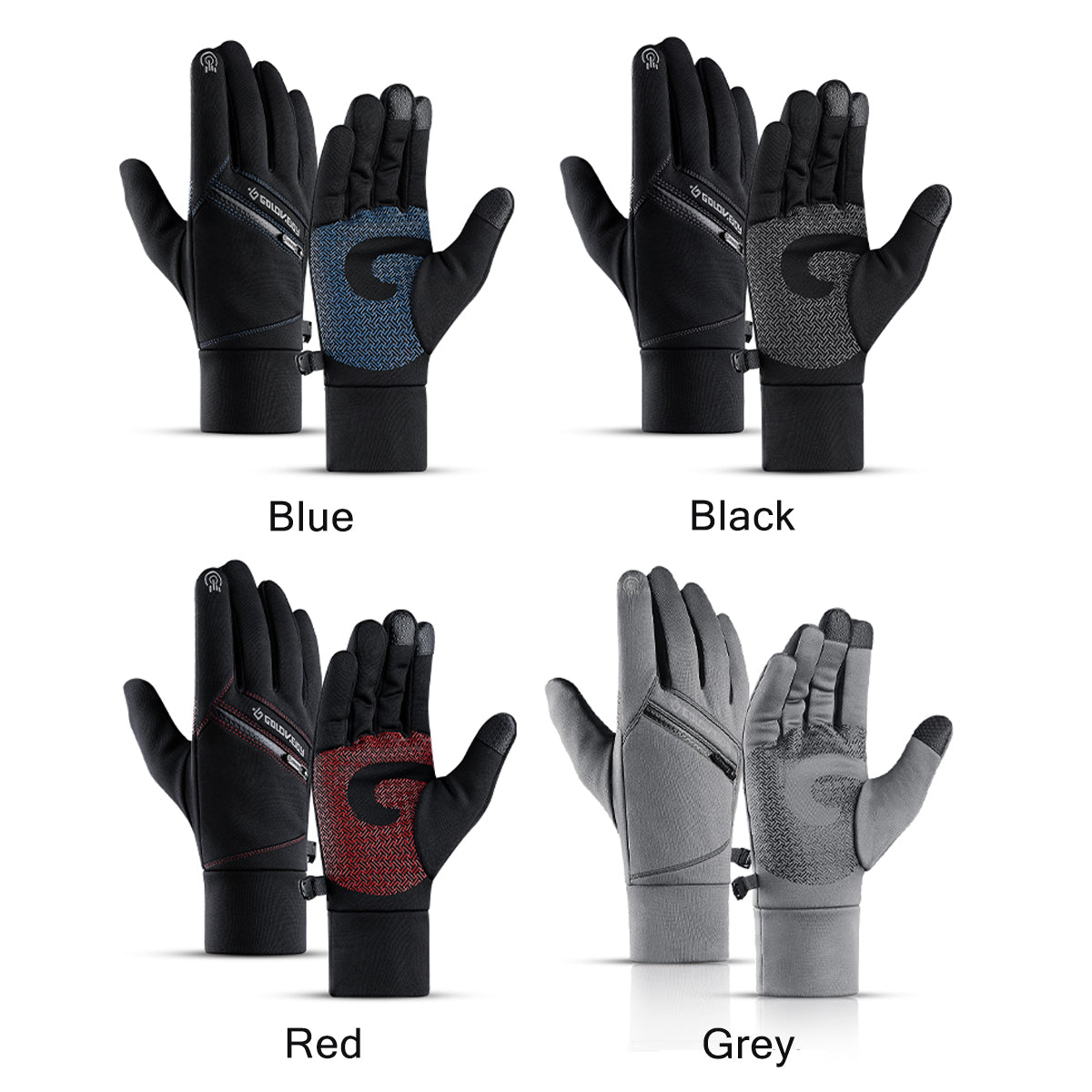 Windproof Thermal Ski Gloves: Touchscreen, Winter Sports, Snowboarding Main image