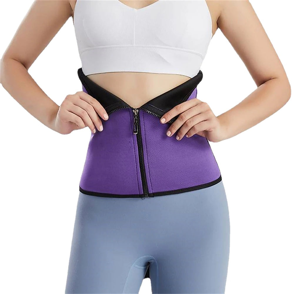 Adjustable Belly Waist Belt Fitness Sports Waist Belt Velcro Corset Artifact