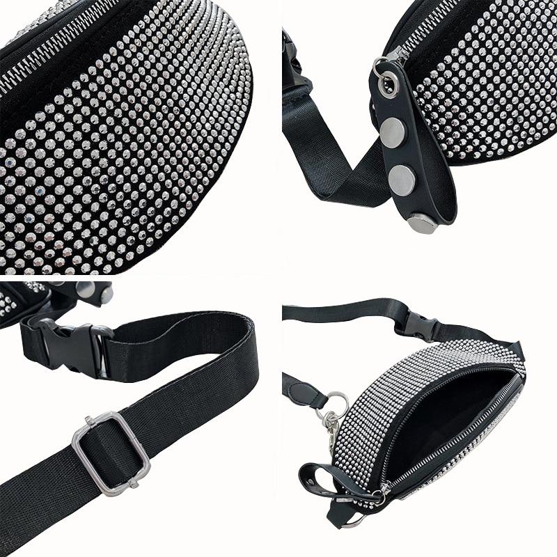 Fashionable Casual Women's Rhinestone Waist Pack Secondary image