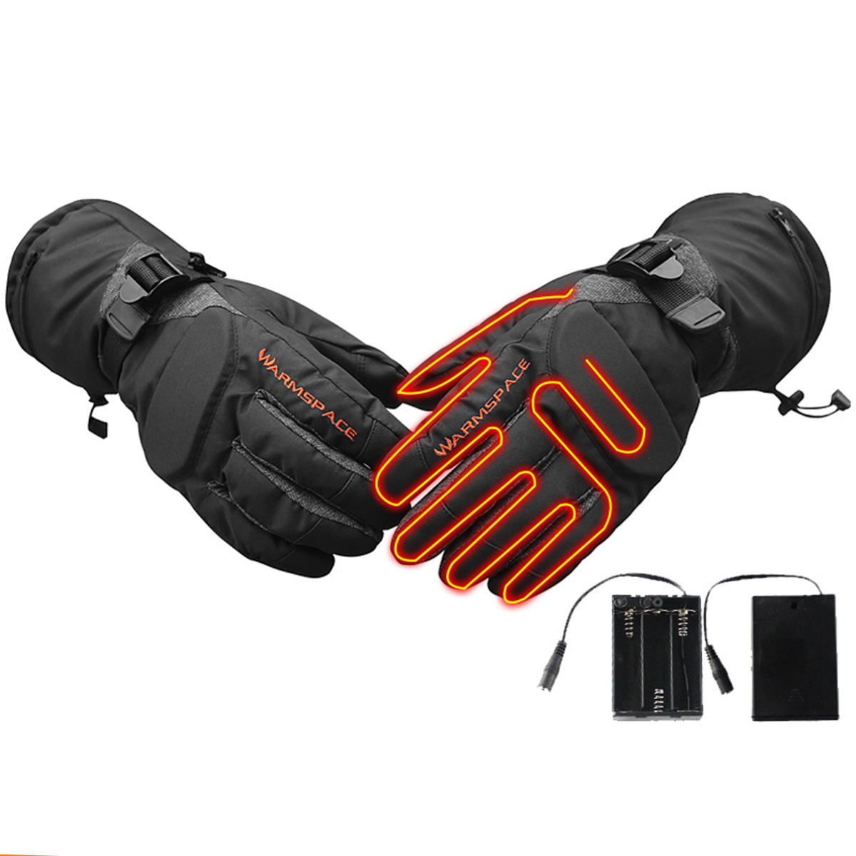 Heated Motorcycle Gloves, 3-Temp Settings for Outdoor Climbing Main image