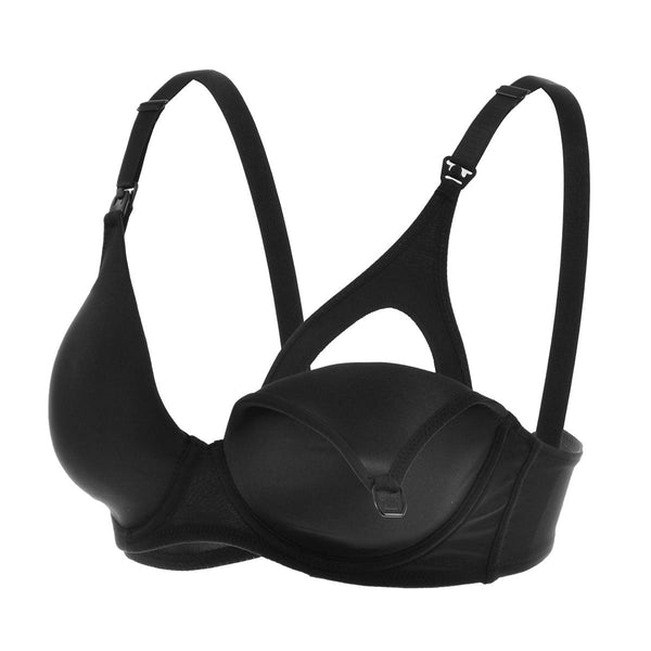 Breastfeeding Padded Underwire Nursing Bra With Full Sling 32-40 B C D Dd - Sheseelady