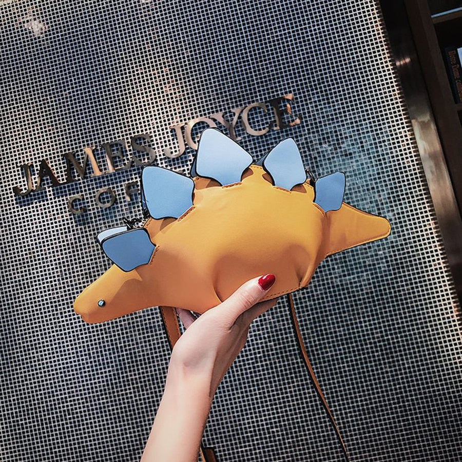 Creative Chameleon Cartoon Handbags Flap 3D Funny Dinosaur Animal Messenger Bag Panelled Shoulder Crossbody Bags Girl Gift Secondary image