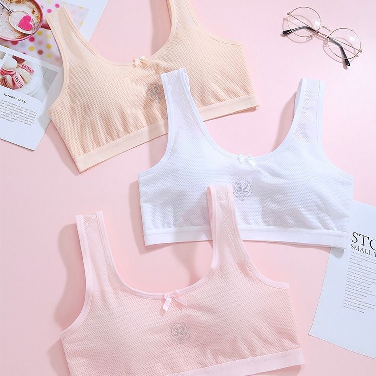 Casual Sweet Adolescent Girls' Cotton Training Bra Secondary image