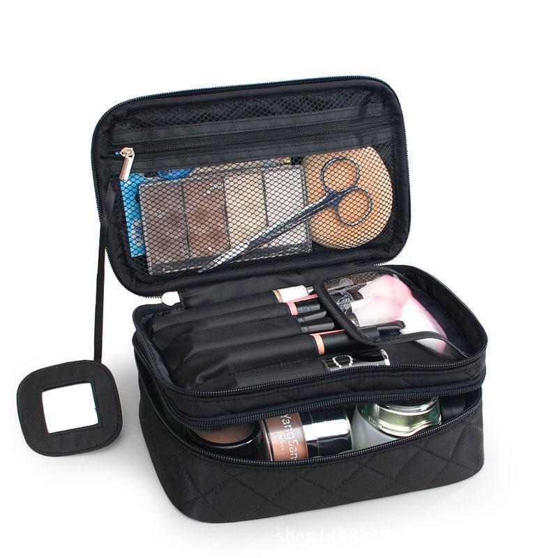 Fashion Large Capacity Women's Waterproof Nylon Makeup Bags Main image