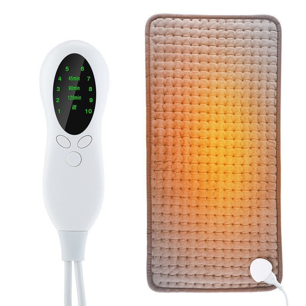 Heating Pad for Back Pain Cramp Relief 11.8x23.6 Inch Electric Shoulder Neck 10 Temp Levels