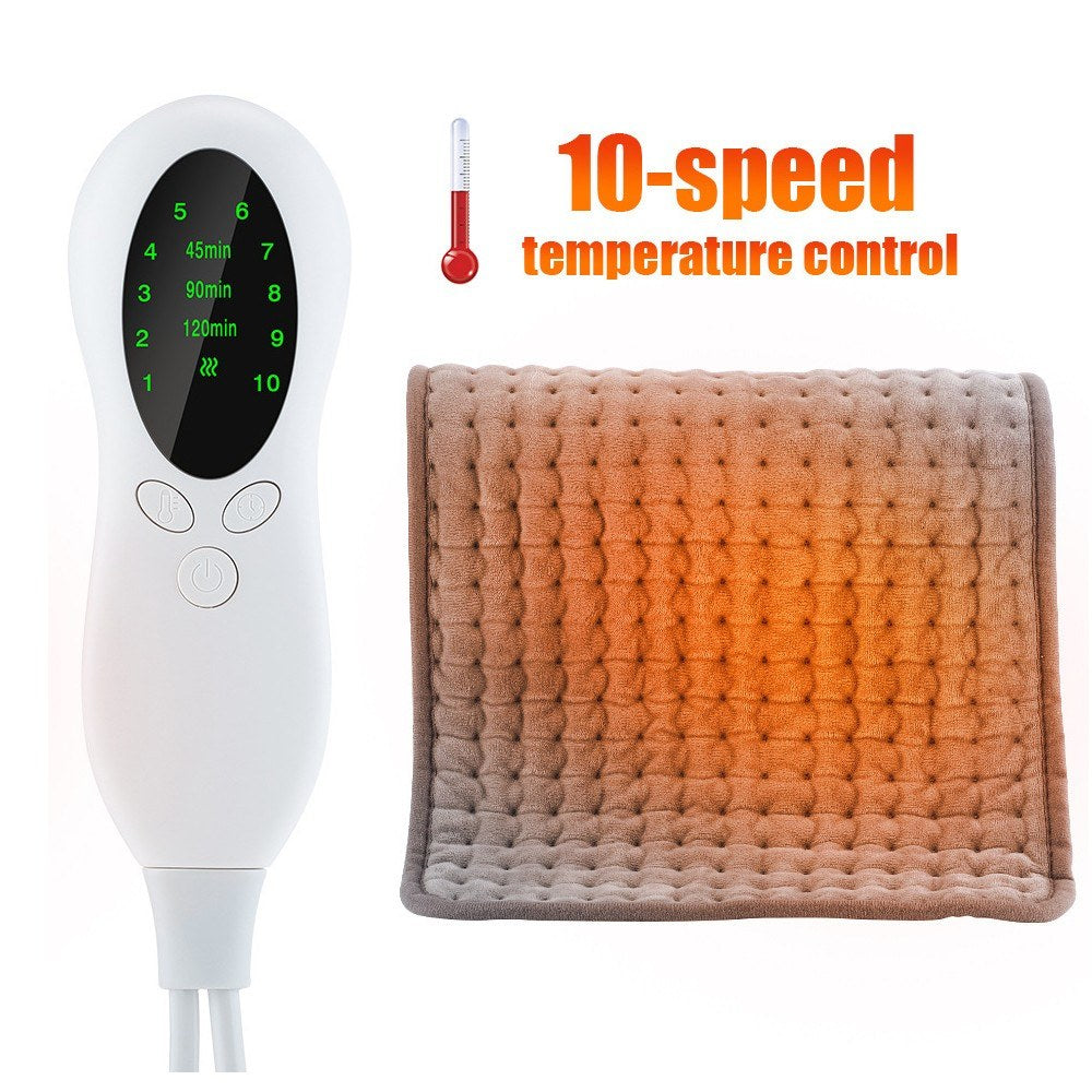 Heating Pad for Back Pain Cramp Relief 11.8x23.6 Inch Electric Shoulder Neck 10 Temp Levels