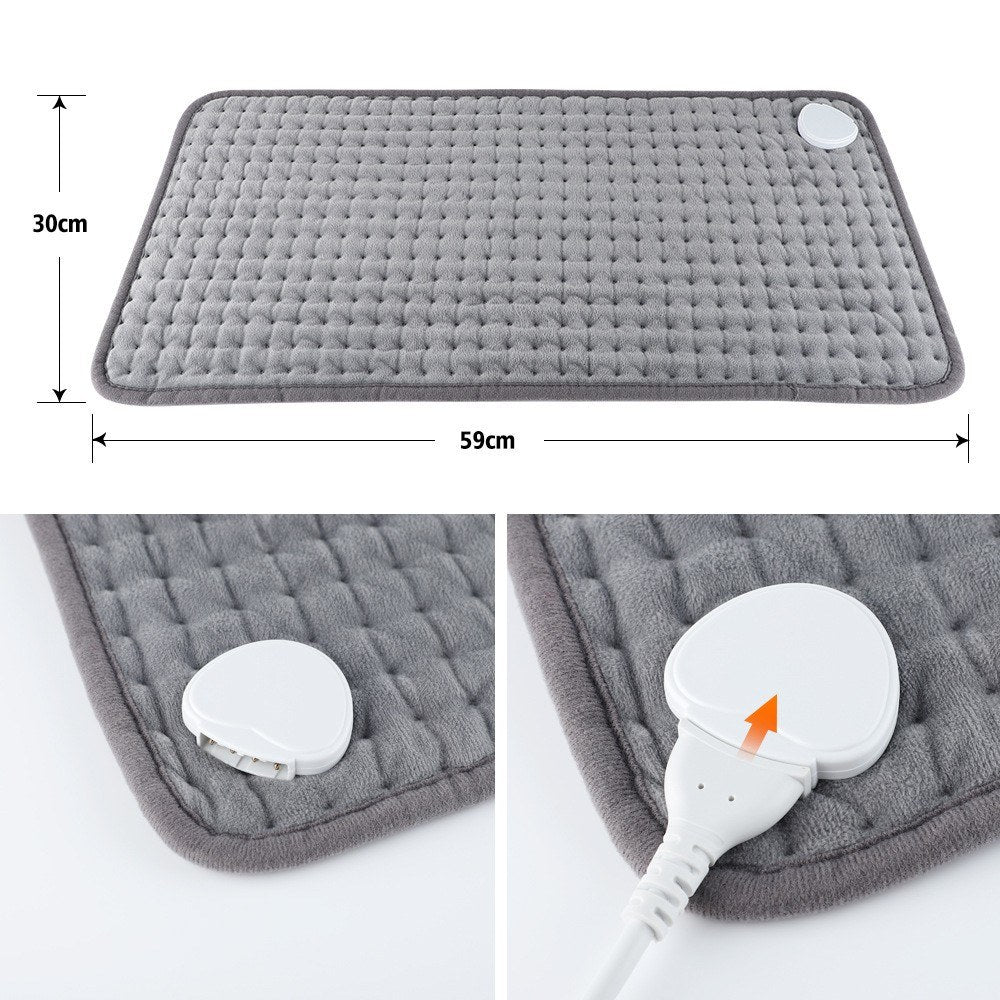 Heating Pad for Back Pain Cramp Relief 11.8x23.6 Inch Electric Shoulder Neck 10 Temp Levels