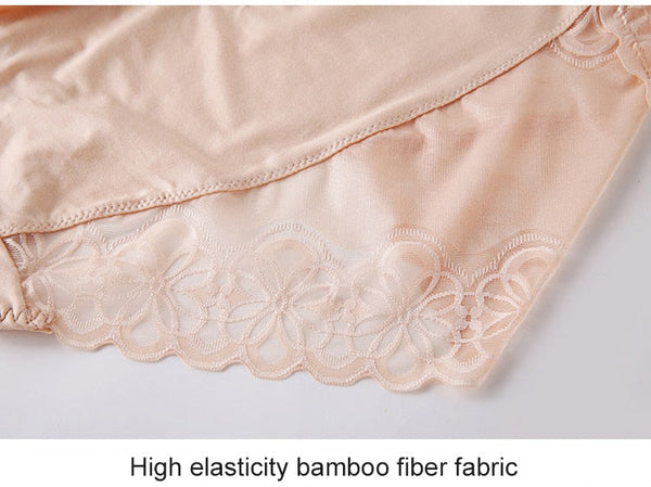 Large Size High Waist Panties For Women Underwear Ladies Big Size Briefs Plus Size Transparent Sexy Lace Panties Female 5Xl 6Xl - Sheseelady