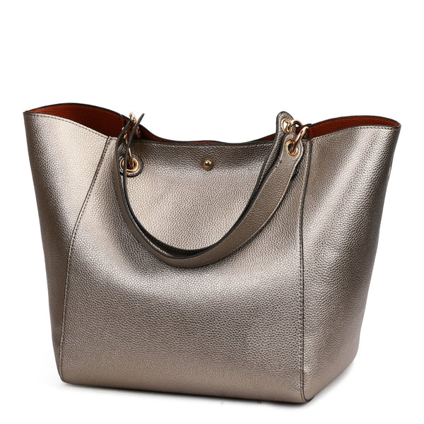 Luxury Big Capacity Women's Leather Shoulder Bags