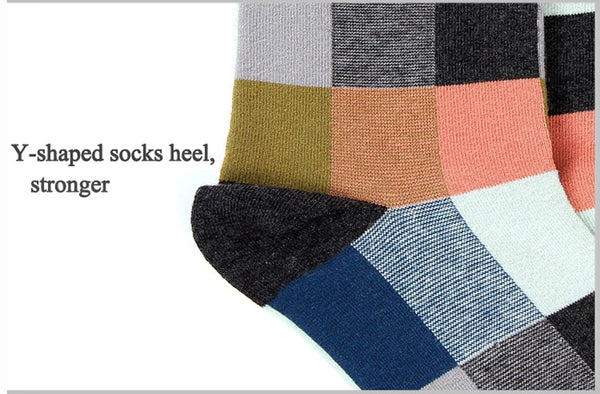 5 Pairs/Lot Combed Cotton Men'S Socks Compression Socks - Sheseelady