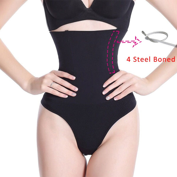 High Waist Tummy Control Panties Body Shaper Seamless Slimming Underwear - Sheseelady