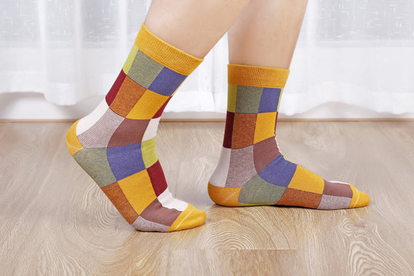 5 Pairs/Lot Combed Cotton Men'S Socks Compression Socks - Sheseelady