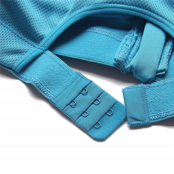 Hot Women Zipper Push Up Sports Bras Vest Underwear Shockproof Breathable Gym Fitness Athletic Running Yoga Bh Sport Tops - Sheseelady