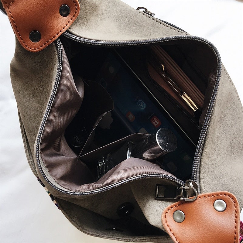 Multifunctional Fashion Women‘s Quality Abrasive Fabric Crossbody Bags Secondary image