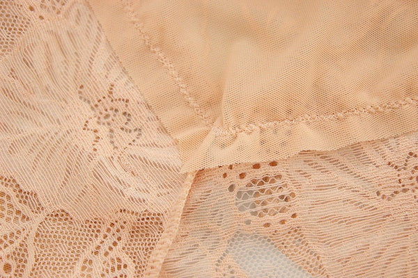 Sexy Hollow Out Floral Embroidery Lace Briefs Women With L-5Xl For Ladies