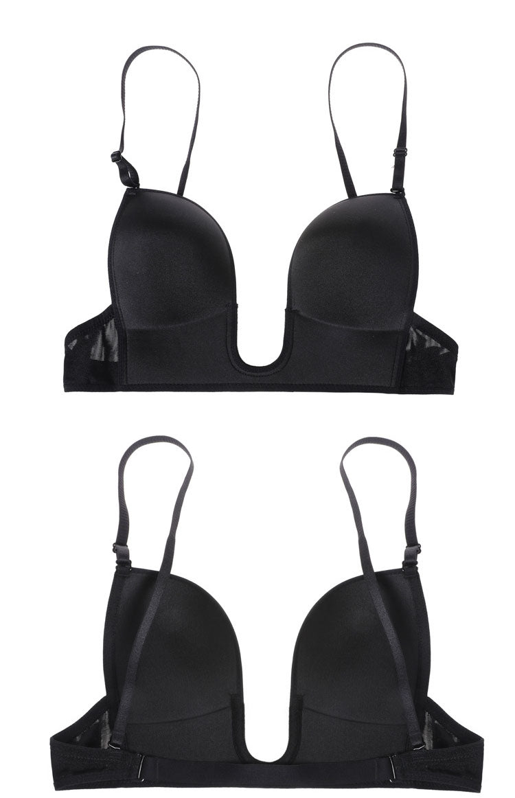 Plunge U Invisible Bra Seamless Convertible Transparent Back Straps Backless Bras Princess Party Dress Wedding Elegant Ceremony Secondary image