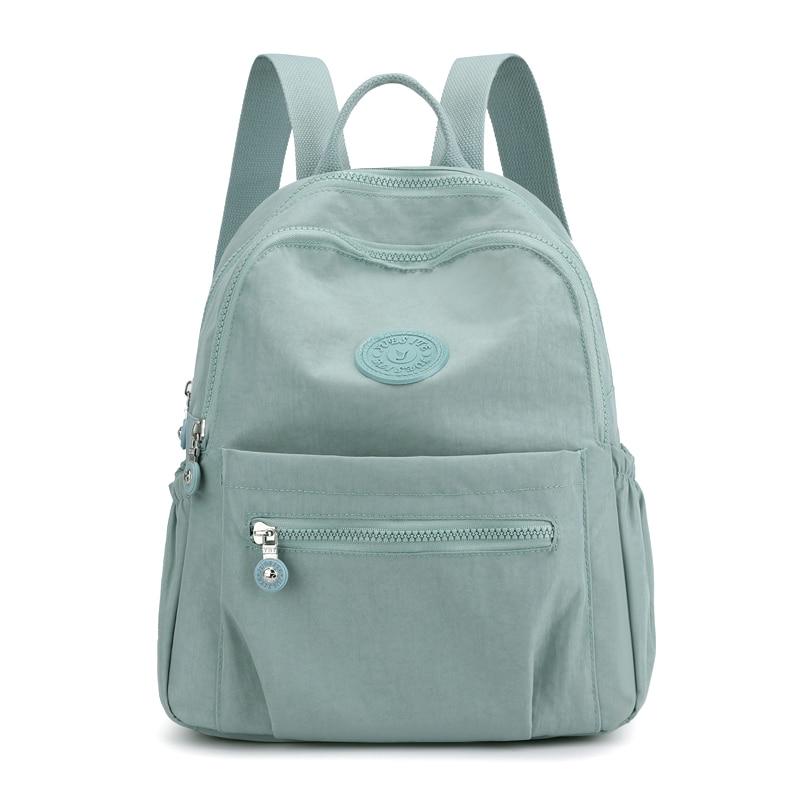 Fashionable Multi-functional Female Waterproof Nylon Backpack For Travel School Main image