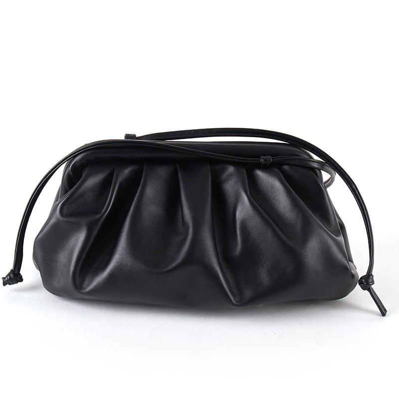 Dumpling Shape Women's Casual Soft Leather Shoulder Bags Main image