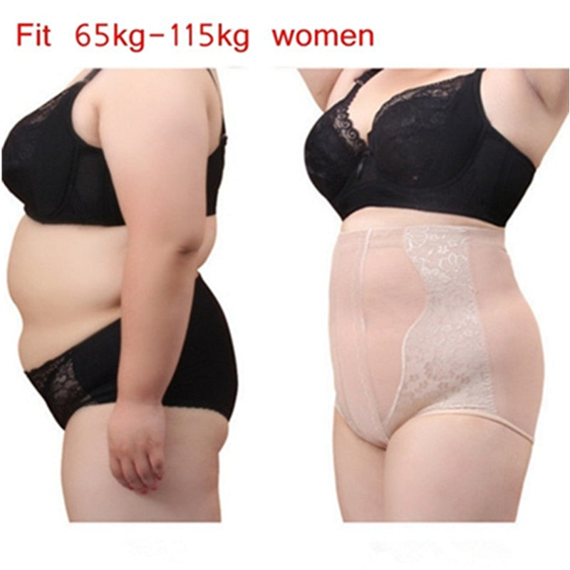 High Waist Plus Big Size Women'S Tummy Control Panties Briefs Slimming Stretching Underwear Belly Slim Shapewear Sheath Lingerie - Sheseelady Main image